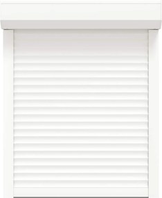 vidaXL Ρολό εισόδου Λευκός 70 x 100 cm Αλουμίνιο και Πολυουρεθάνη