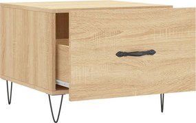 vidaXL Τραπεζάκια Σαλονιού 2 τεμ Sonoma Δρυς 50x50x40 εκ Επεξ. Ξύλο