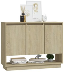 vidaXL Συρταριέρα Sonoma Δρυς 97x31x75 εκ. Επεξεργασμένο Ξύλο