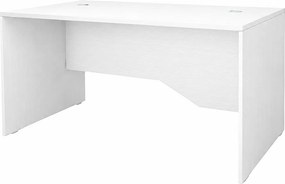 Γραφείο επαγγελματικό Venturo Megapap χρώμα λευκό 150x80x75εκ.