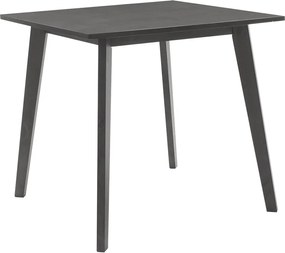 Tραπεζαρία Benson - Orlean pakoworld σετ 5τμχ rustic grey - ύφασμα γκρι 80x80x75εκ