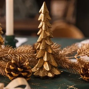 Beauty Home Έλατο ρητίνης αντικέ χρυσό Ø10 x 24.5 cm