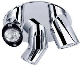 Φωτιστικό Οροφής Spot 77-2207 GU12010-3R Ronto Chrome Homelighting Metal