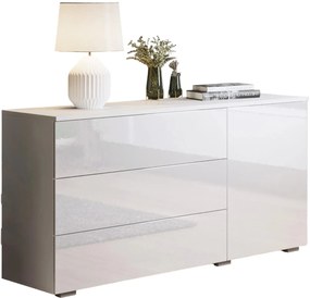 Μπουφές Paris 110-Λευκό Γυαλιστερό