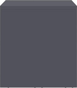 vidaXL Ντουλάπι τοίχου για γκαράζ Ανθρακί 60 x 33 x 35 εκ