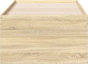 vidaXL Σκελετός κρεβατιού με αποθήκευση Sonoma Δρυς 80 x 200 cm