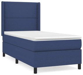 ΚΡΕΒΑΤΙ BOXSPRING ΜΕ ΣΤΡΩΜΑ ΜΠΛΕ 90X200 ΕΚ.ΥΦΑΣΜΑΤΙΝΟ 3131327