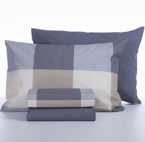 Σεντόνια Διπλά (Σετ) Nef-Nef Homeware Casual Check Denim