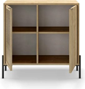 Μπουφές Naive Megapap χρώμα sapphire oak 80x40x80εκ.