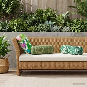 vidaXL Κάλυμμα Μαξιλαριού 2 pcs HEERLEN Πολύχρωμο Ø 15 x 40 εκ