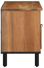 vidaXL Ντουλάπι Τηλεόρασης 100x33,5x46 εκ Κατασκευασμένο από Μασίφ Ξύλο Ακακίας