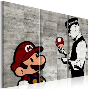 Πίνακας - Banksy: Mario Bros 120x80