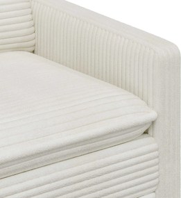 vidaXL Καναπές Κρεμ 126 x 81 x 87,5 εκ Πολυεστέρας
