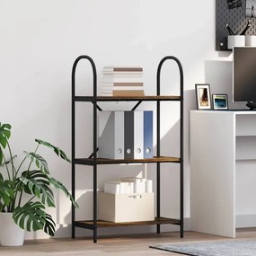 vidaXL Ράφι Βιβλίων 3 επιπέδων 60 x 30 x 109 εκ Επεξεργασμένο ξύλο