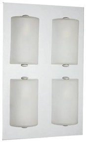 Πλαφονιέρα Οροφής Γυαλί Μέταλλο 4X40W G9 ANESIS Λευκό ANESIS29924 ACA-ANESIS29924-Λευκό ANESIS29924
