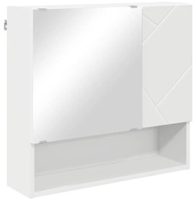vidaXL Σετ Επίπλων Μπάνιου Επιτοίχιο 4 pcs Λευκό 61 x 35 x 64 εκ.