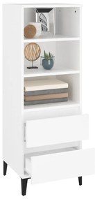 vidaXL Ντουλάπι Λευκό 40 x 36 x 110 εκ. από Επεξεργασμένο Ξύλο