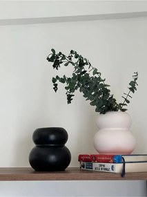 Stewehome Σετ διακοσμητικών βάζων από κεραμικό με 2 τεμάχια Μαύρο