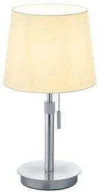 Επιτραπέζιο Φωτιστικό Lyon 509100107 D25,5x45 - 56cm Nickel Trio Lighting Metal, Fabric