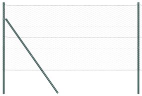vidaXL Στύλος Περιφράξεων Γκρι 100 x 1 μ (πλέγμα 36 χιλ)