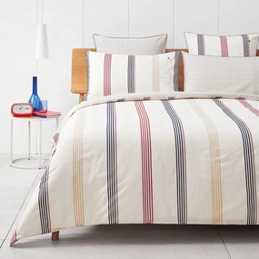 Παπλωματοθήκη Classic 684928 Light Beige Tommy Hilfiger Queen Size 100% Cotton