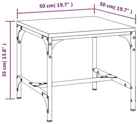 ΤΡΑΠΕΖΑΚΙ ΣΑΛΟΝΙΟΥ SONOMA ΔΡΥΣ 50X50X35 ΕΚ. ΕΠΕΞΕΡΓΑΣΜΕΝΟ ΞΥΛΟ 819398