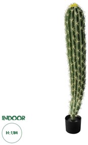 20120 GloboStar® Artificial Garden CEREUS JAMACARU CACTUS 20120 Τεχνητό Διακοσμητικό Φυτό Κάκτος Κηρίος Υ110cm