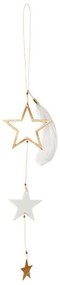 Στολίδι Χριστουγεννιάτικο Golden Star LBTRD0089392 18cm White-Gold Raeder