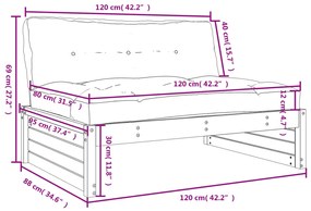 ΚΑΝΑΠΕΣ ΜΕΣΑΙΟΣ ΜΕΛΙ 120 X 80 ΕΚ. ΑΠΟ ΜΑΣΙΦ ΞΥΛΟ ΠΕΥΚΟΥ 825761