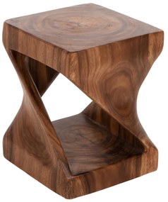 ΣΚΑΜΠΟ GEBO HM9754.11 ΤΕΤΡΑΓΩΝΟ--ΞΥΛΟ SUAR ΣΕ ΚΑΡΥΔΙ 35x35x46.5Yεκ.