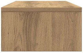 vidaXL Βάση Οθόνης με Συρτάρια Αρτισιανή Δρυς 50x27x15 εκ Επεξεργ Ξύλο