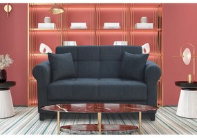 AZUR GREY ΥΦΑΣΜΑ 2ΘΕΣΙΟΣ ΚΑΝΑΠΕΣ/ΚΡΕΒΑΤΙ ΜΕ ΑΠΟΘ.ΧΩΡΟ 150Χ80Χ75εκ. ZITA PLUS 150Χ80Χ75εκ. ΚΡΕΒ.125Χ100