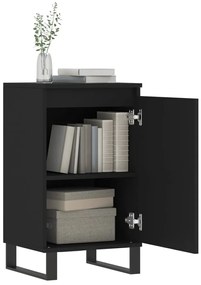 vidaXL Ντουλάπια 2 τεμ. Μαύρα 40 x 35 x 70 εκ. από Επεξεργασμένο Ξύλο
