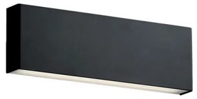 Απλίκα Φωτιστικό Τοίχου HUGO LED 12W μεταλλικό Viokef 4243601 Μαύρο