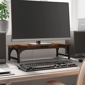 vidaXL Βάση Οθόνης Καπνιστή Δρυς 55x23x14 εκ. από Επεξεργασμένο Ξύλο