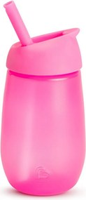 Παγούρι 296ml Με Καλαμάκι Munchkin Simple Clean Straw Cup Pink
