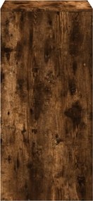 vidaXL Τραπέζι Μπαρ Καπνιστή Δρυς 51x50x103,5 εκ. Επεξ. Ξύλο