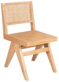 Καρέκλα Fredrik Ξύλο Φράξινου Και Rattan Σε Φυσικό Χρώμα 45x55,5x83Yεκ.