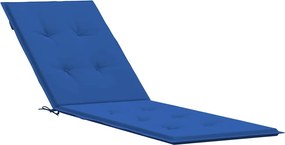 vidaXL Μαξιλάρι Σεζλόνγκ Μπλε Ρουά (75+105) x 50 x 4 εκ.