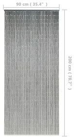 vidaXL Σήτα - Κουρτίνα Πόρτας 90 x 200 εκ. από Μπαμπού