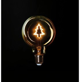 ΛΑΜΠΑ LED RETRO BULB WITH TREE 95X135MM 2W-1800K AMBER FINISH / E27 FITTING / NON-DIMMABLE / COLOURBOX