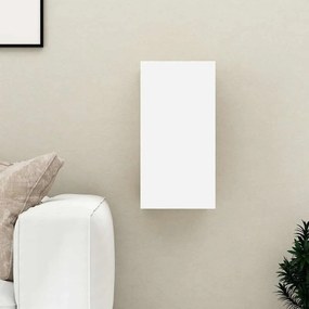 vidaXL Έπιπλο Τηλεόρασης Λευκό 30,5 x 30 x 60 εκ. από Επεξ. Ξύλο