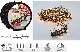 ΣΥΡΜΆΤΙΝΑ &amp; PVC ΛΑΜΠΆΚΙΑ LED MICRO CLUSTER 1250LED EXTRA WW AX8521140