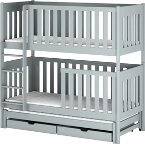 EMILKA 80x180 grey bunk bed Lano Furniture