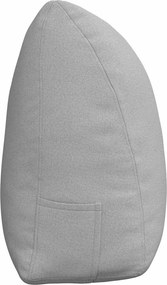 vidaXL Μαξιλάρι Πλάτης Σκίουρος Γκρί 160 x 24 x 50 εκ ύφασμα