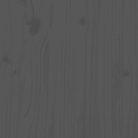 Σκαμπό Μπαρ 2 Τεμ. Γκρι 40 x 42 x 120 εκ. από Μασίφ Ξύλο Πεύκου - Γκρι