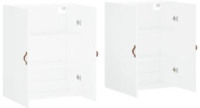 vidaXL Ντουλάπια Τοίχου 2 τεμ. Λευκά 69,5 x 34 x 90 εκ.