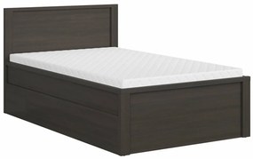 Κρεβάτι Boston E128, Μονόκλινο, Καφέ, 120x200, Πλαστικοποιημένη μοριοσανίδα, 128x205x100cm, 59 kg | Epipla1.gr