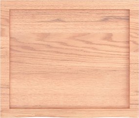 vidaXL Επιφ Τραπεζιού Αν Καφέ 60x50x(2-4)εκ. Επεξ. Μασίφ Ξύλο Δρυός