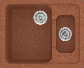 Sanitec Classic 330 (62×51) - Γρανιτένιος νεροχύτης - Granite TERRACOTTA